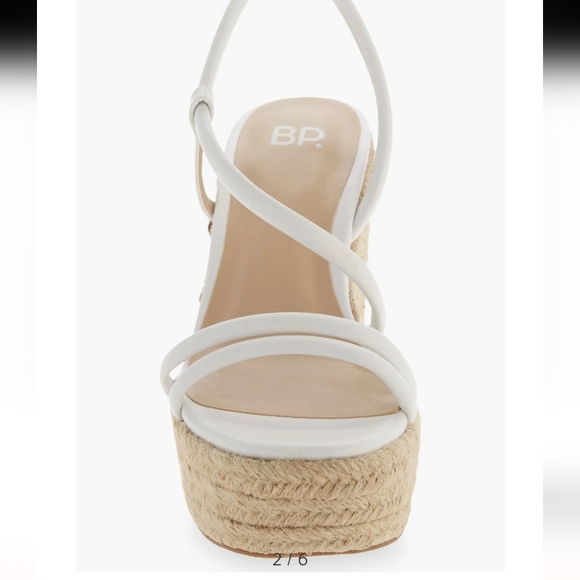 Cohan Espadrille Platform Wedge Sandal (Women)BP. NWOT tan... Brown. Nude - Picture 5 of 7